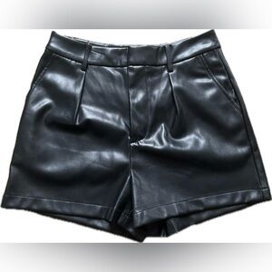 7 for all Mankind Faux Leather Women's Shorts